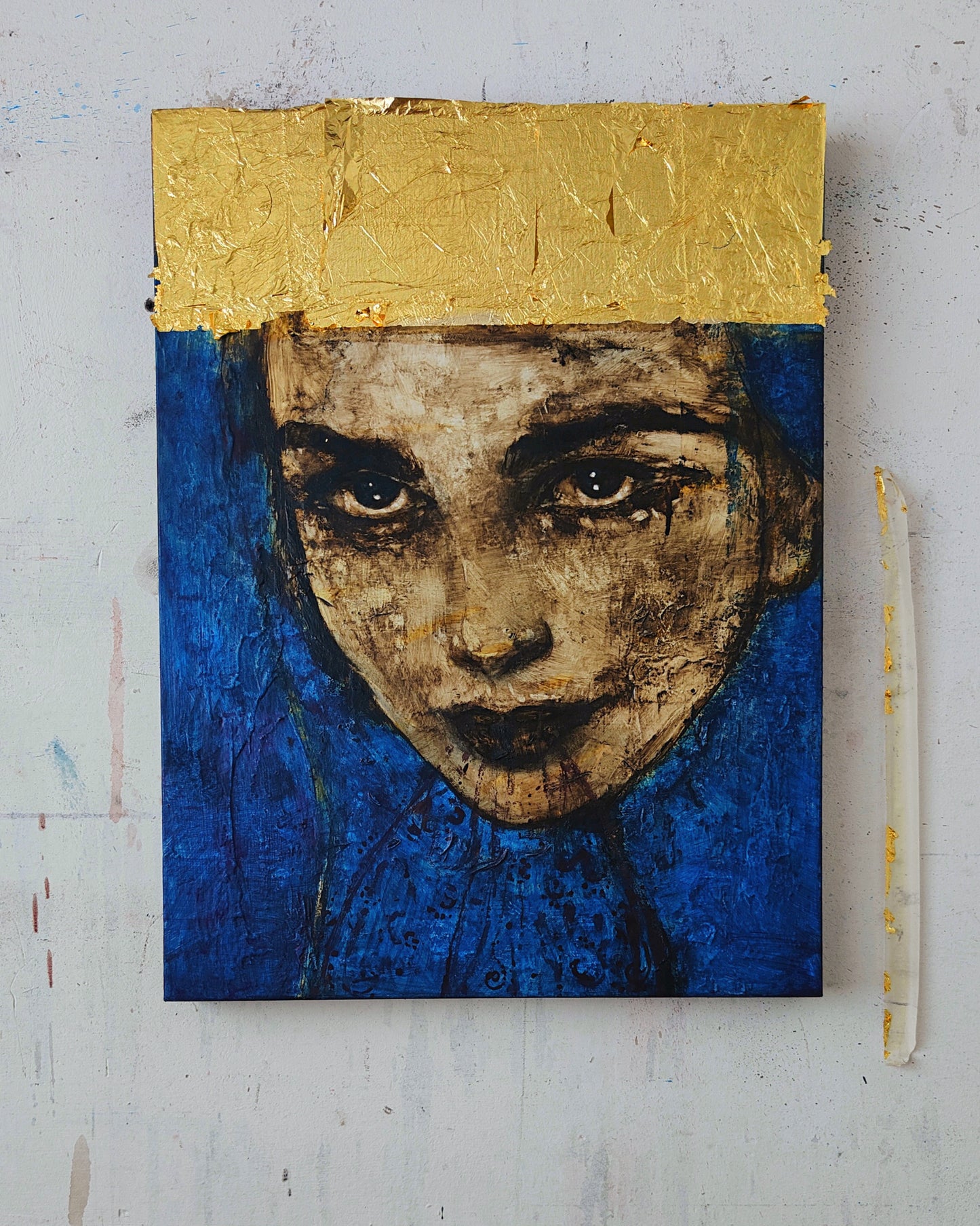 Blue And Gold 70x50cm