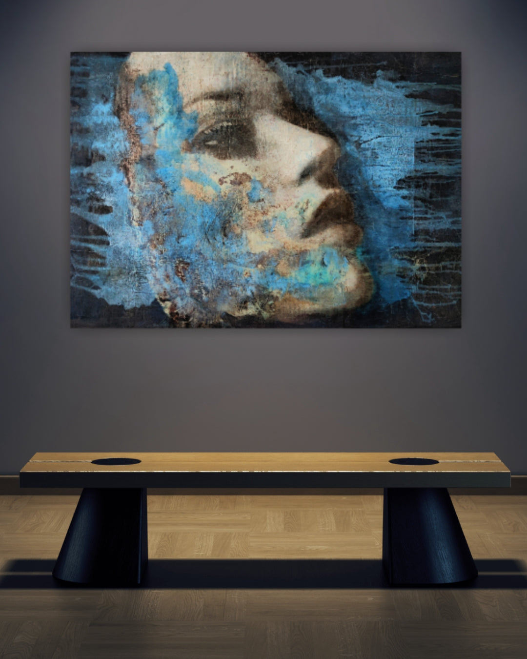 Blue (Nylon) 80x120cm