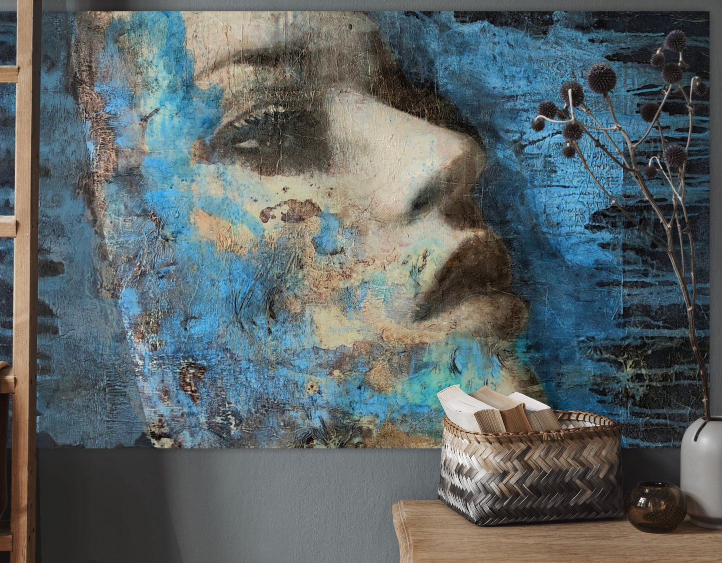Blue (Nylon) 80x120cm