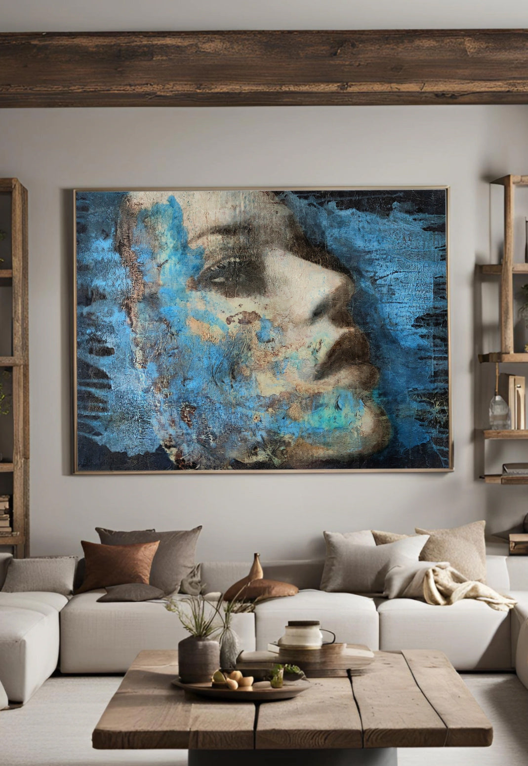 Blue (Nylon) 80x120cm