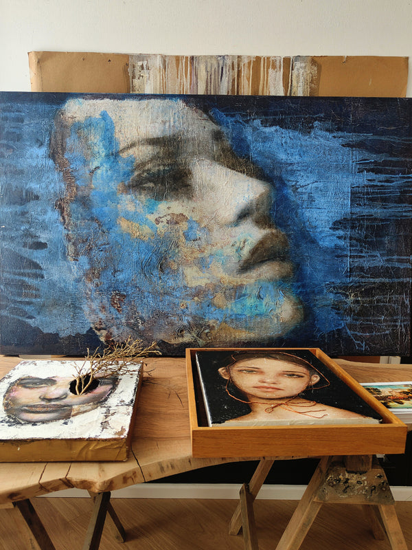 Blue (Nylon) 80x120cm