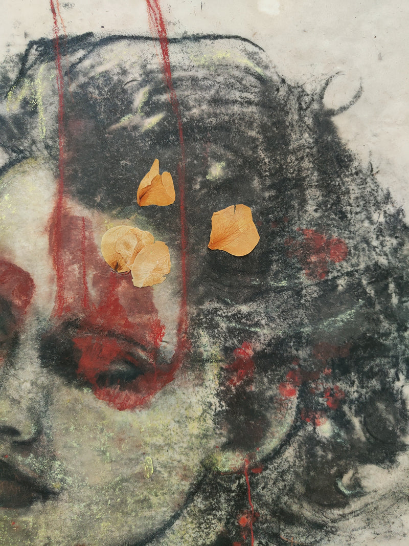 Dies Irae, disegno su carta fatta a mano - 70x50cm circa