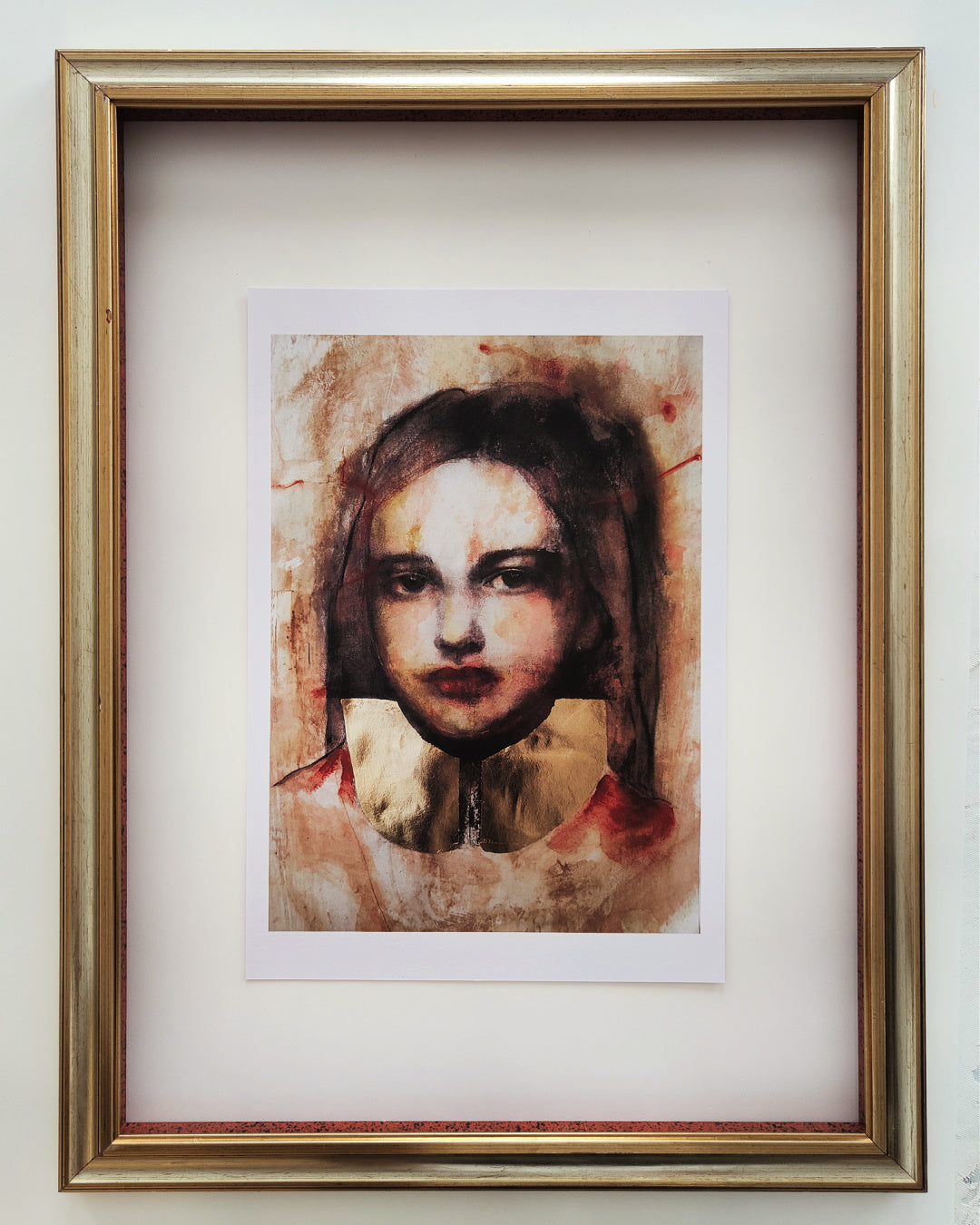 Stampa da disegno su carta originale - La niña