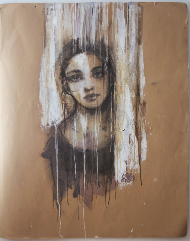 Ritratto su cartone 135x110cm