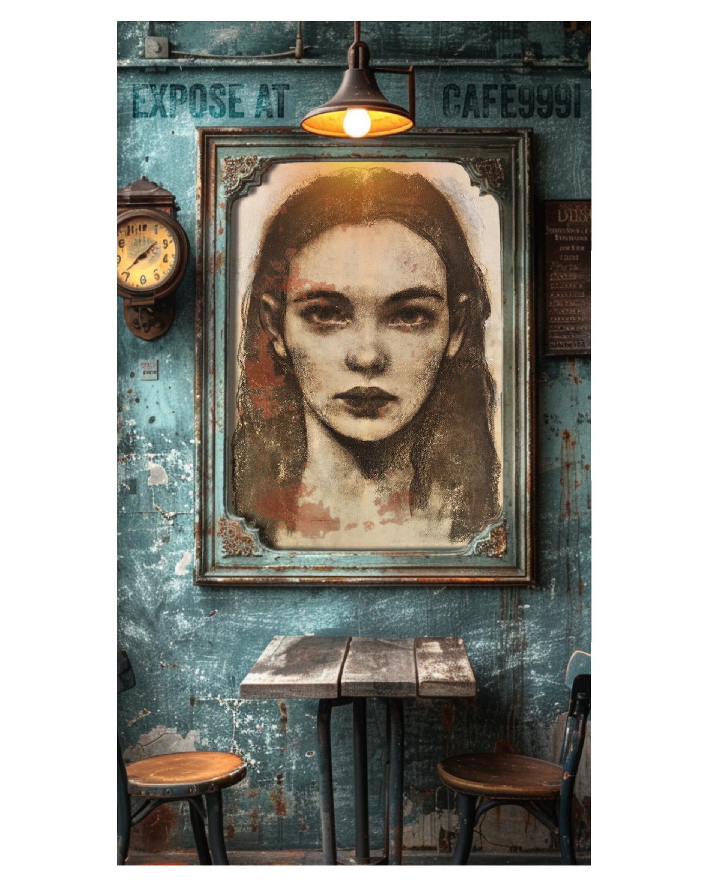 Stampa da dipinto originale su carta