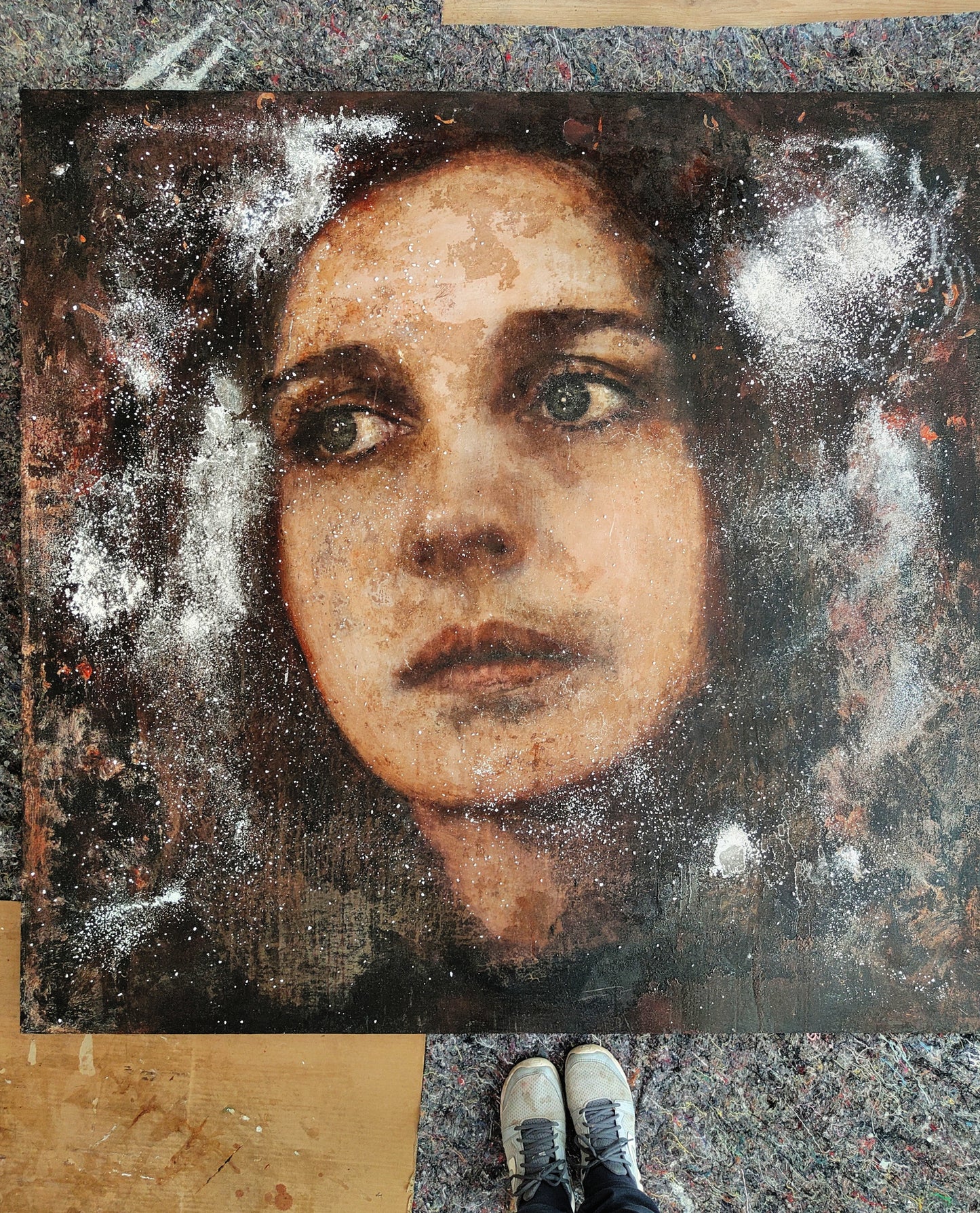 Faded - 145x145cm
