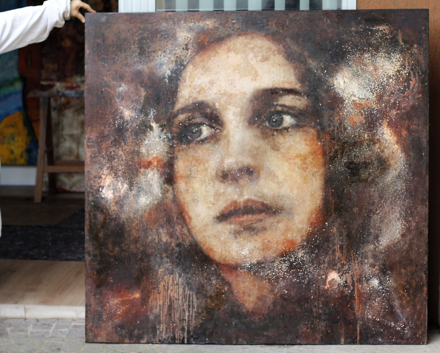 Faded - 145x145cm