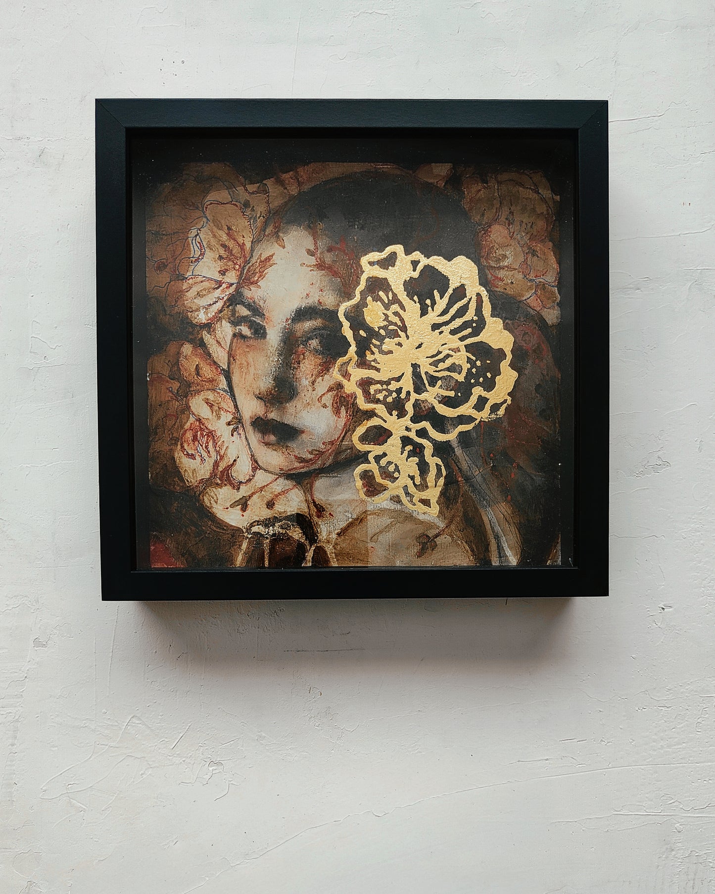 Girl with flowers