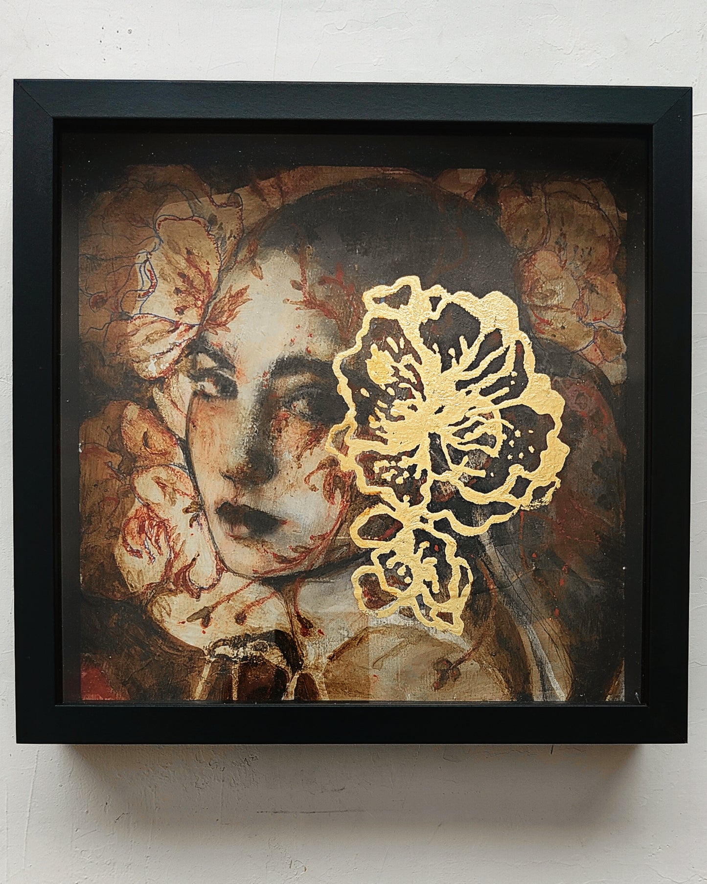 Girl with flowers